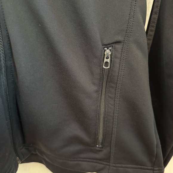 Adidas Women’s Black and Gray Zip Up Hooded Sweatshirt-Size M - Picture 3 of 10